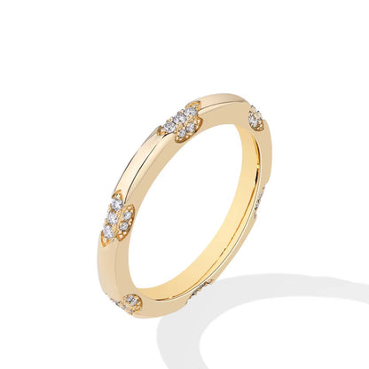 2025 Simple Moissanite Rings Full D VVS1 Diamond S925 Sterling Silver Engagement Wedding Band for Women Men Daily Gifts