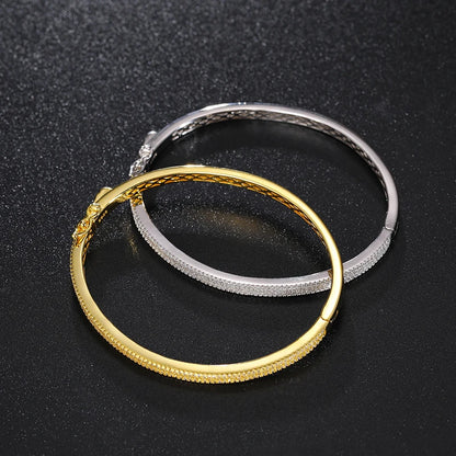 4MM D VVS 3 Row Moissanite S925 Cuff Thin Bangle for Men Sterling Silver Micro Pave Setting Bling Luxury Hip Hop Jewelry Gifts