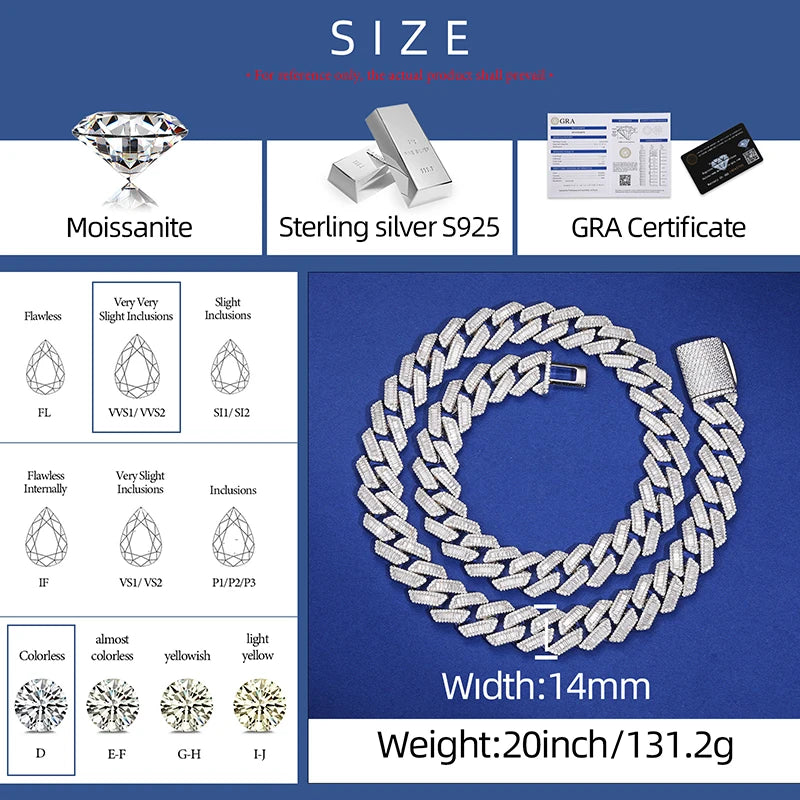Classic 10-22Mm Cuban Necklace