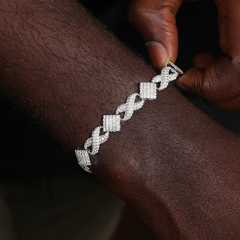 X Diamond Bracelet 