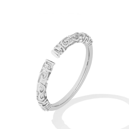 Golden Cudge Ring for Women Men S925 Sterling Silver Black Monkey King Adjustable Band Birthday Party Gift High Quality